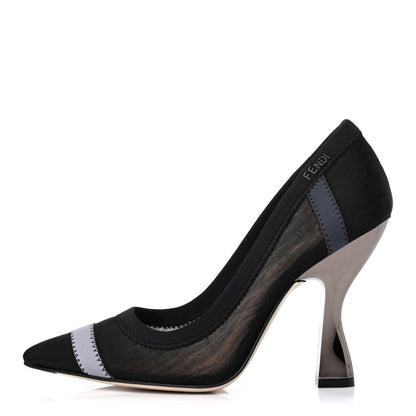 Fendi Technical Mesh Pumps 36 Black 1 of 4