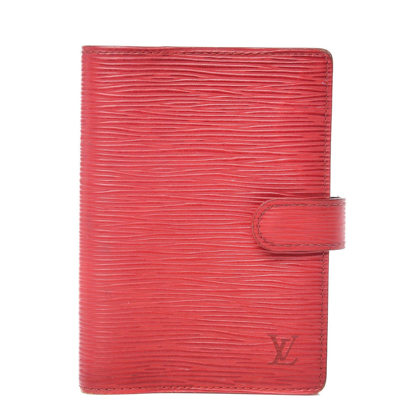 Epi Small Ring Agenda Cover Castillan Red