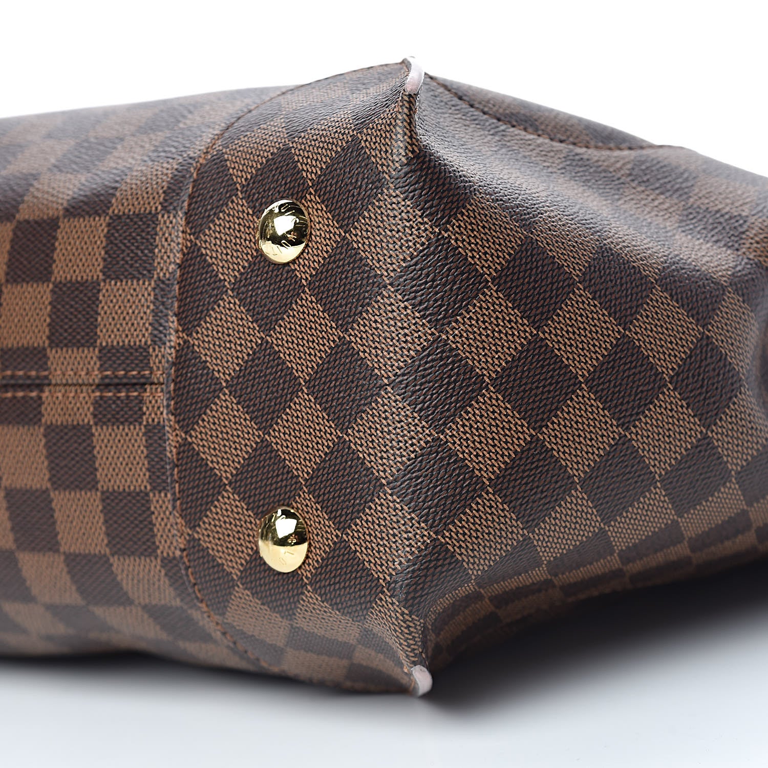 Louis Vuitton Damier Ebene Caissa Hobo Rose Ballerine 6 of 10
