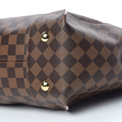Louis Vuitton Damier Ebene Caissa Hobo Rose Ballerine 6 of 10