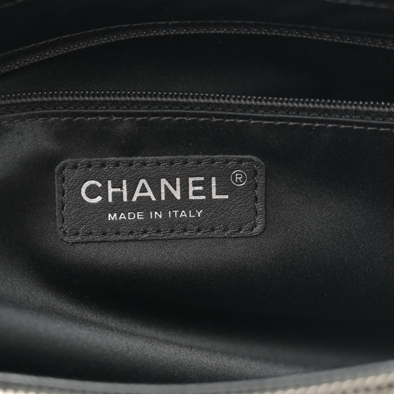 Chanel Caviar Quilted XL Grand Shopping Tote GST Black 6 of 10