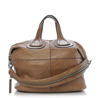 Givenchy Wrinkled Lambskin Medium Nightingale Tan 1 of 15
