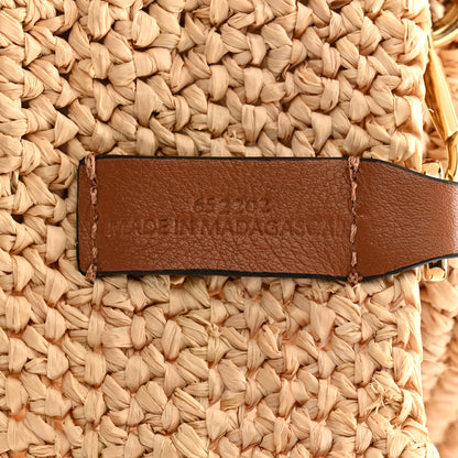 Loewe Raffia Paula's Ibiza Slit Tote Bag Natural Tan 6 of 9