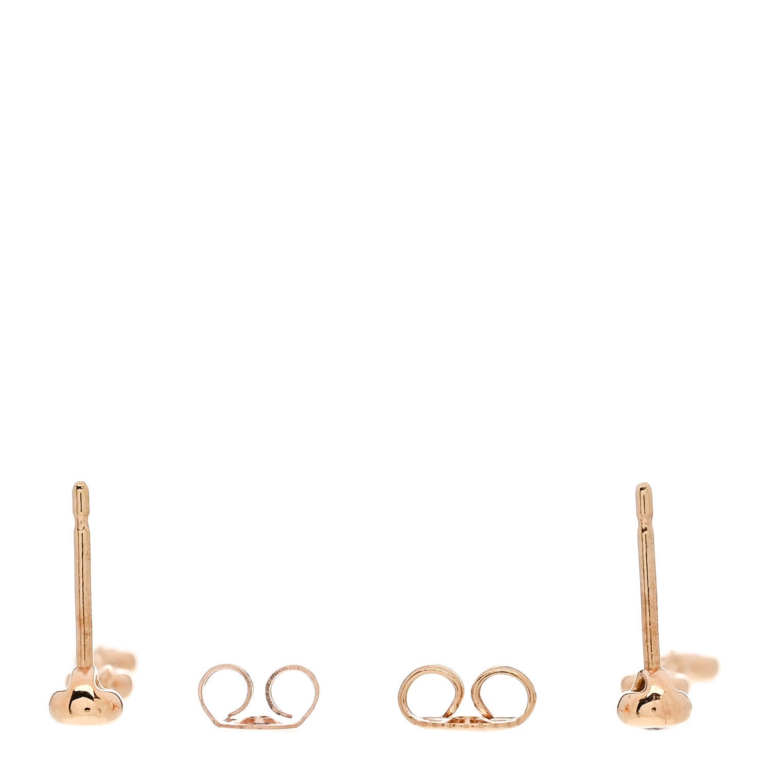 Tiffany 18K Rose Gold Diamond .24ctw Elsa Peretti Diamonds by the Yard Drop Earrings 3 of 6