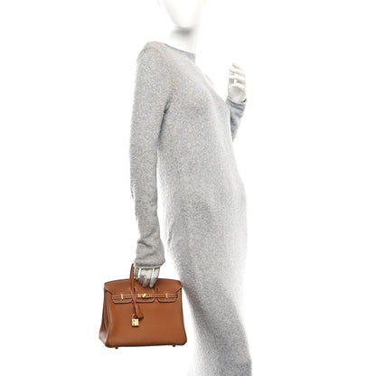 Hermes Togo Birkin 25 Gold 2 of 11