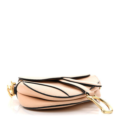 Christian Dior Grained Calfskin Mini Saddle Bag Beige 4 of 10