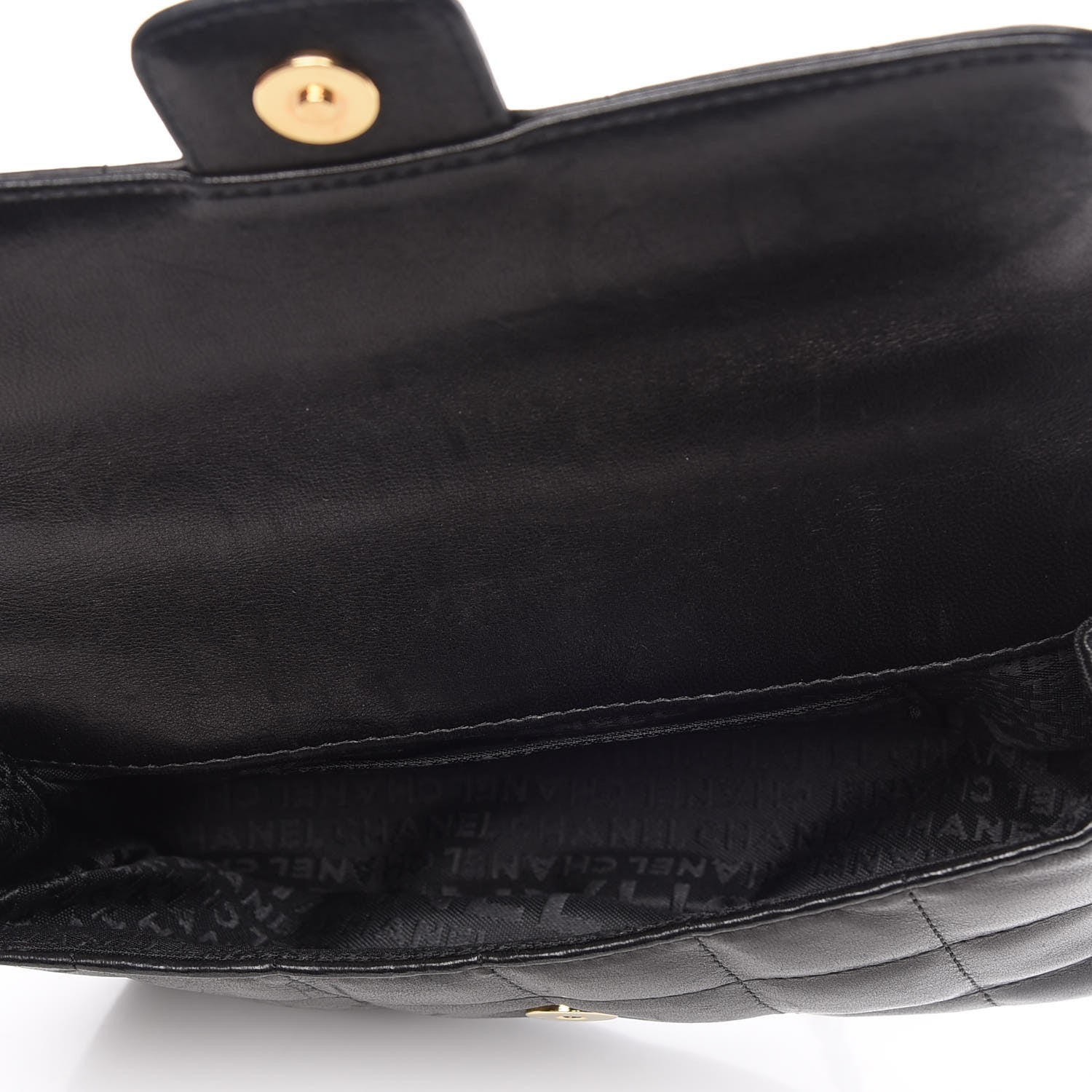 Chanel Lambskin Quilted Mini Chocolate Bar Camellia Flap Black 6 of 8
