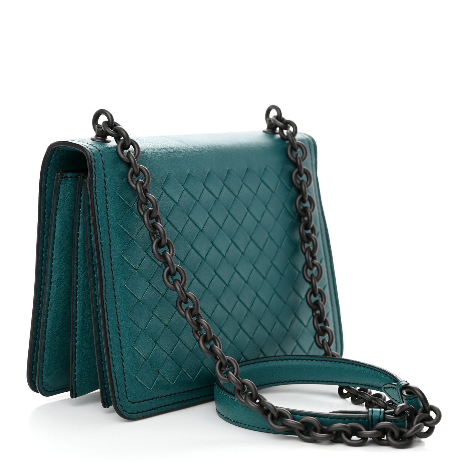 Bottega Veneta Nappa Intrecciato Small Runway Shoulder Bag Canard 3 of 10