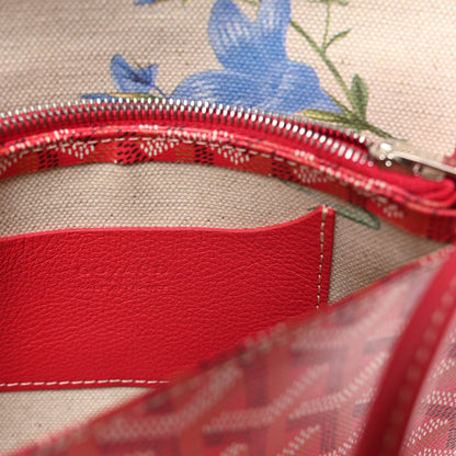 Goyard Goyardine Le Jardin Plumet Wallet Clutch Fuchsia 6 of 9