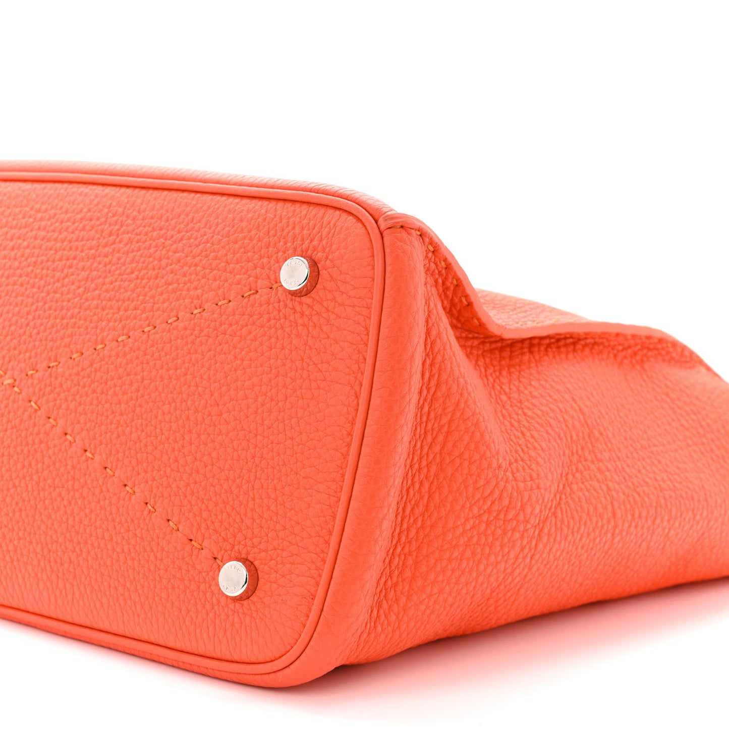 Cuoio Romano Selleria Large Anna Bucket Bag Arancio