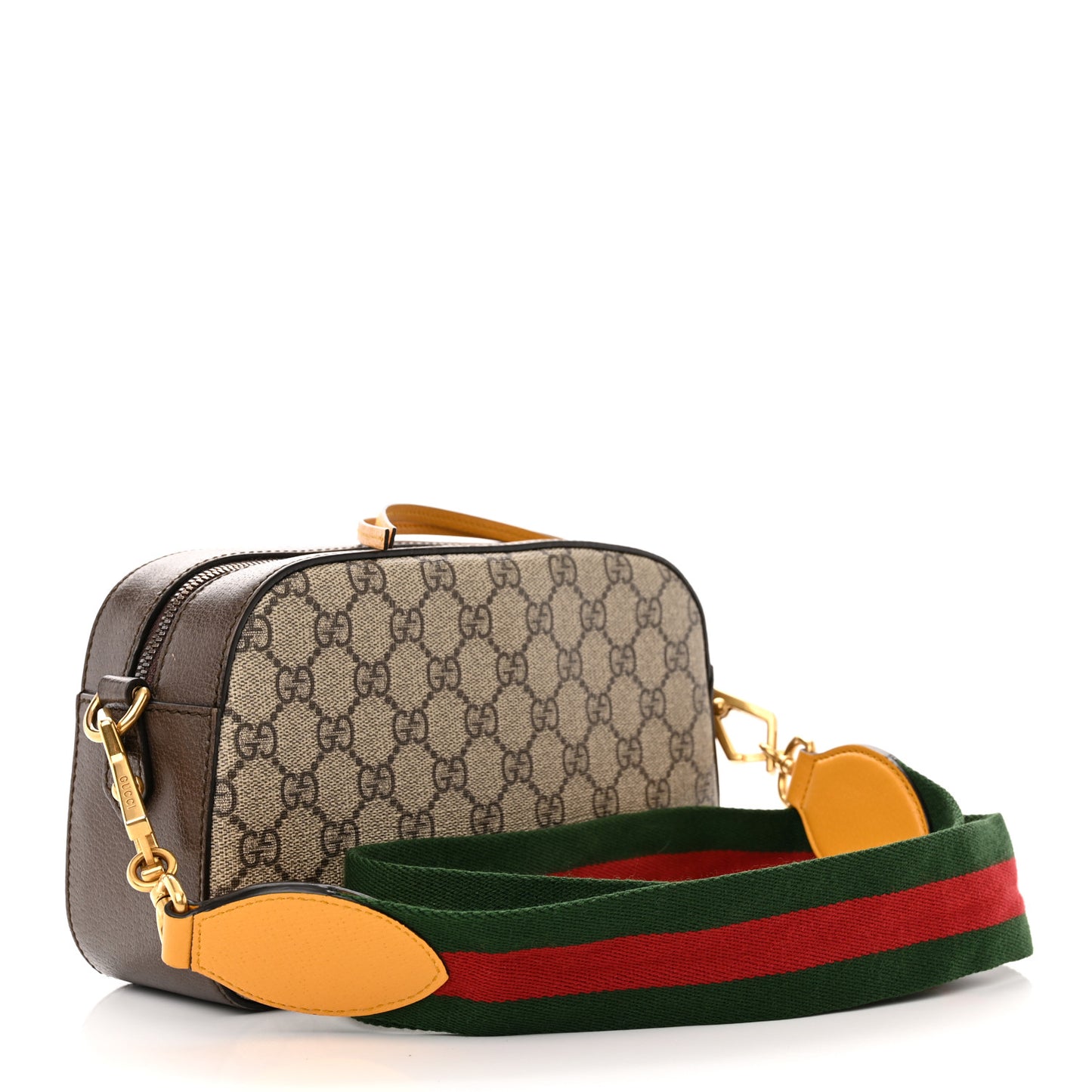 GG Supreme Monogram Web Neo Vintage Shoulder Bag Beige New Acero Crop