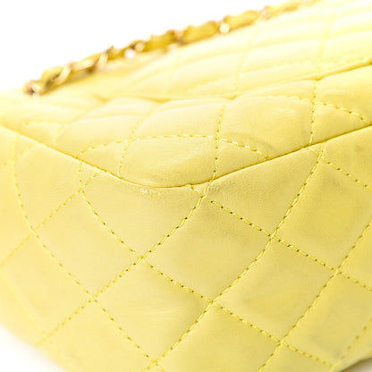 Chanel Calfskin Reissue Medium Camera Case Yellow 12 of 16