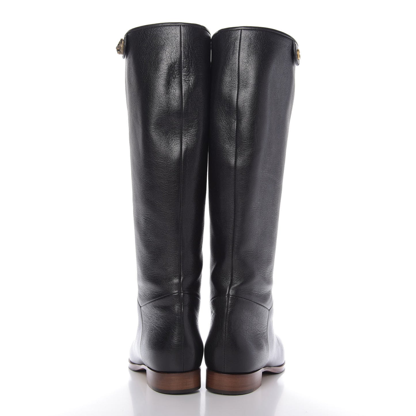 Calfskin Piuma Lux Energy High Boots 38.5 Black