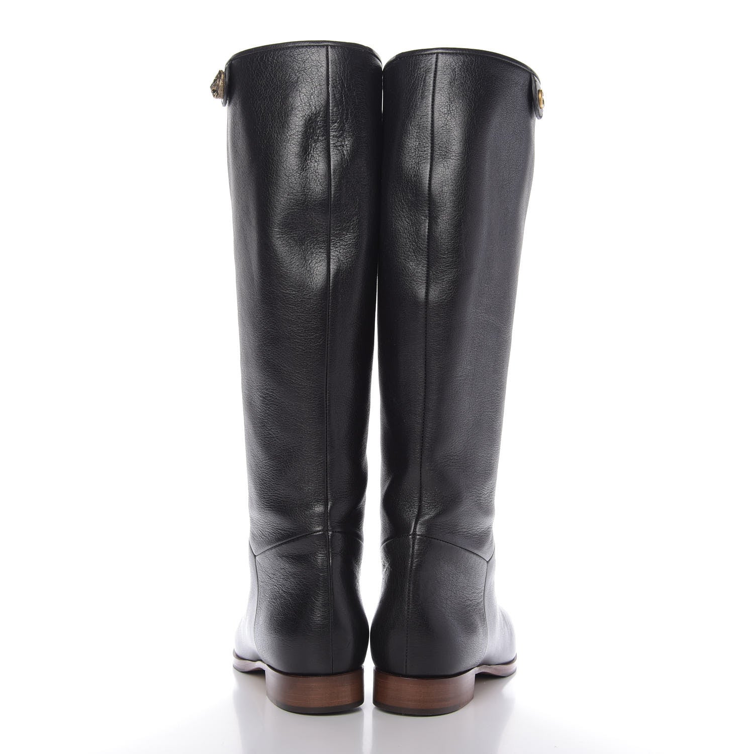 Gucci Calfskin Piuma Lux Energy High Boots 38.5 Black 6 of 10