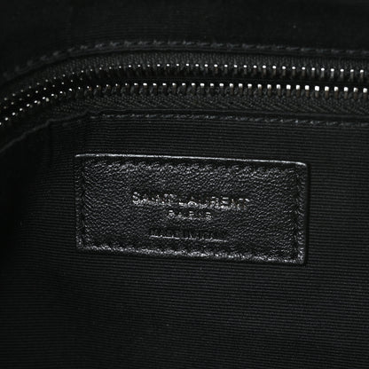 Saint Laurent Crinkled Calfskin Matelasse Monogram Niki Body Bag Black 6 of 9