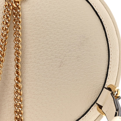 Gucci Textured Calfskin Web Mini Ophidia Round Backpack Mystic White 11 of 11