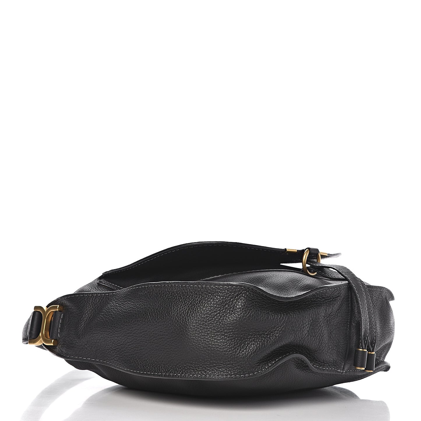 Calfskin Medium Marcie Hobo Black