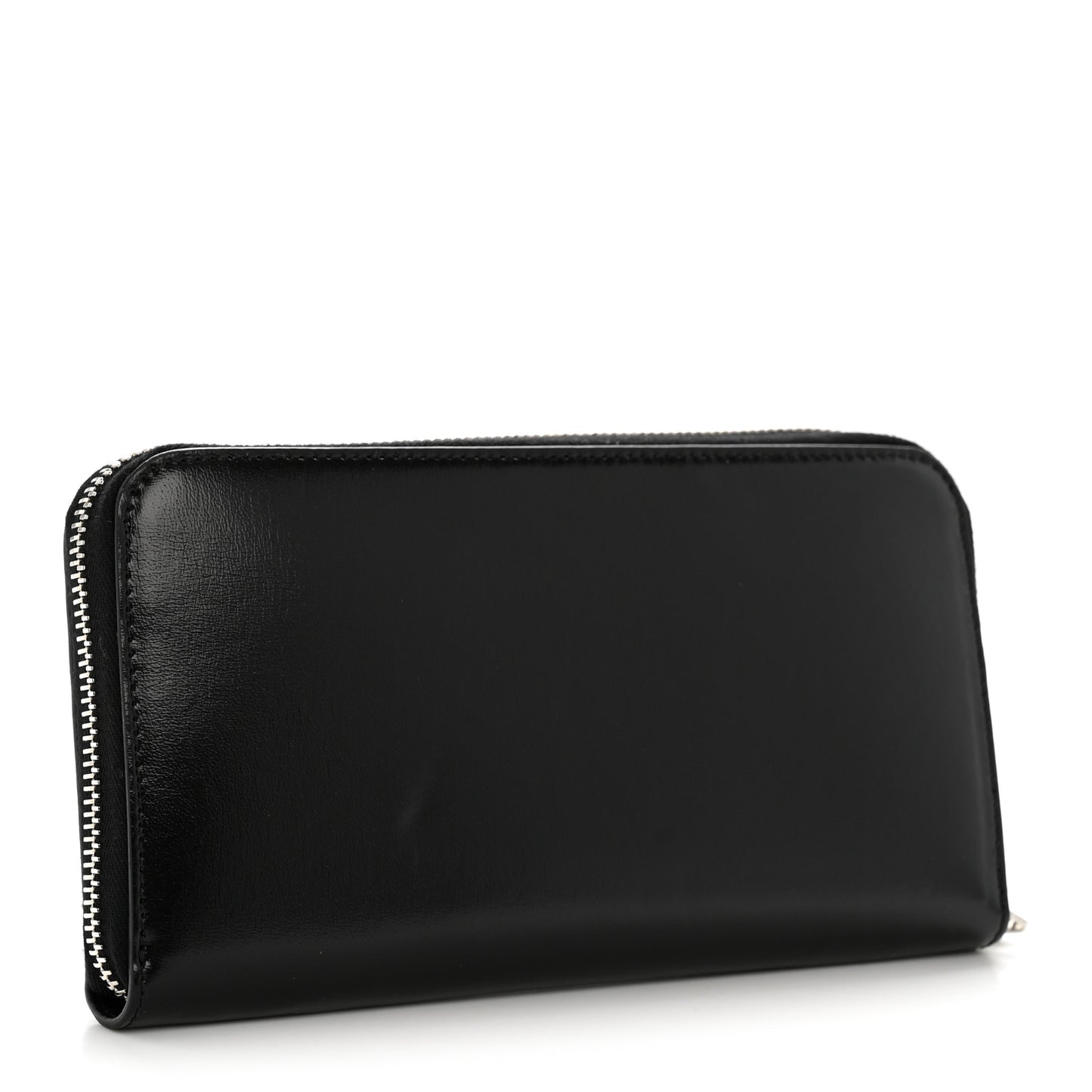 Box Calfskin Antigona Continental Zip Around Wallet Black