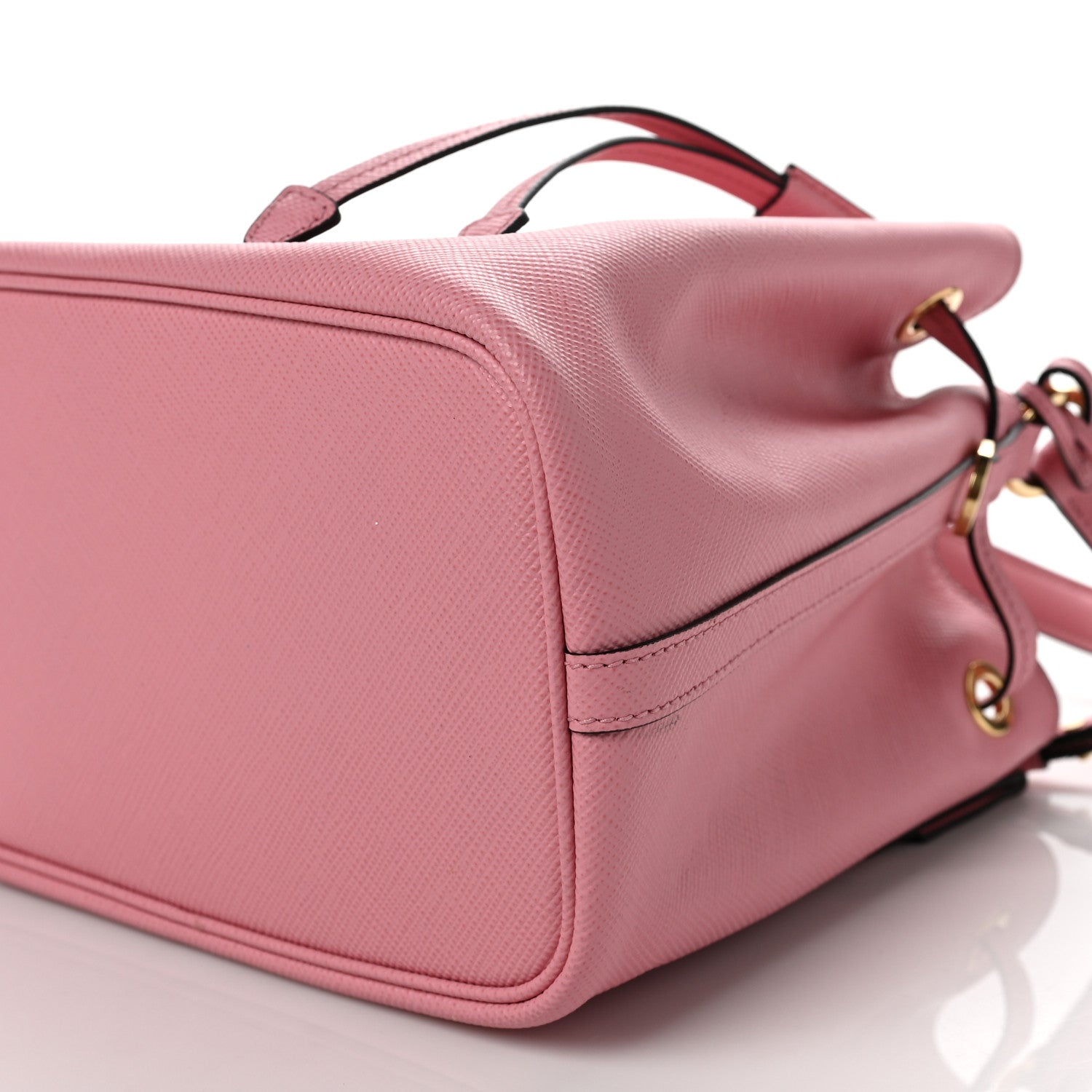 Prada Saffiano Cuir Bucket Bag Petalo 8 of 8