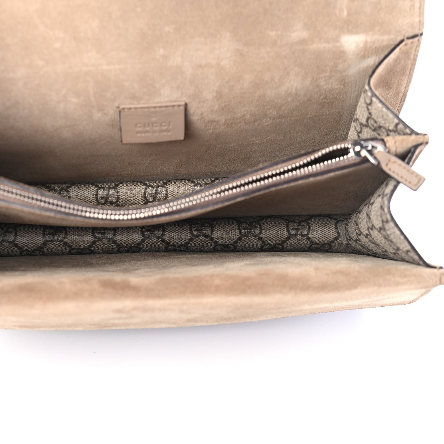 Gucci GG Supreme Monogram Small Dionysus Shoulder Bag Taupe 5 of 10