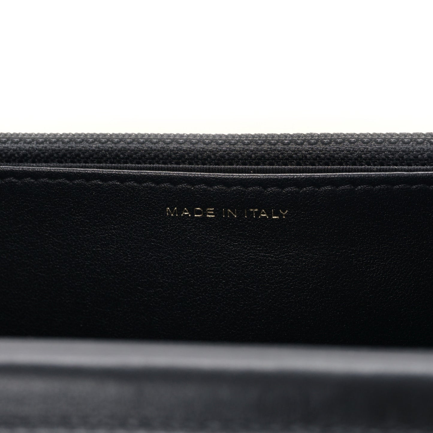 Caviar Camellia Embossed Wallet On Chain WOC Black