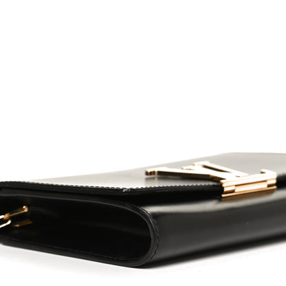 Louis Vuitton Calfskin Chain Louise GM Black 8 of 10