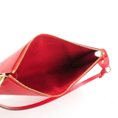 Louis Vuitton Epi Pochette Accessories 24 Castillan Red 5 of 7
