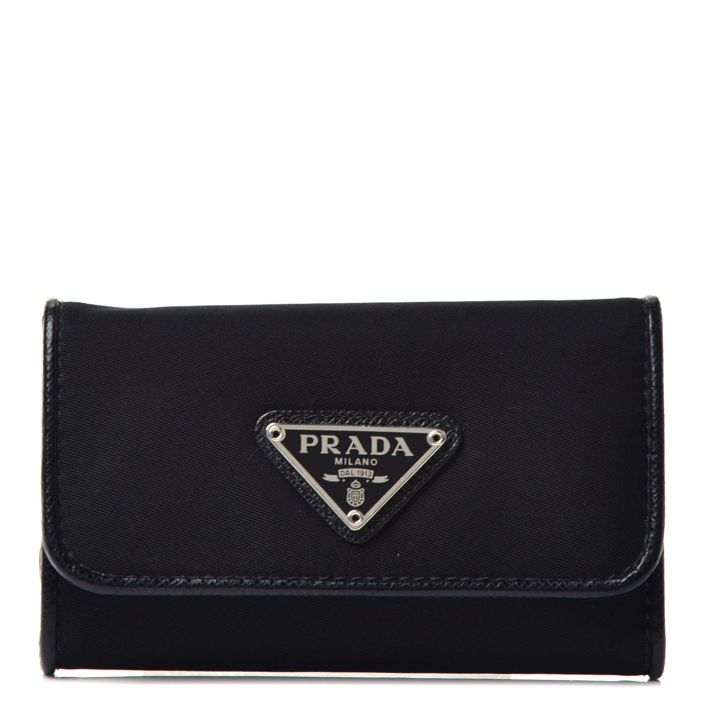 Tessuto Nylon 6 Key Holder Black