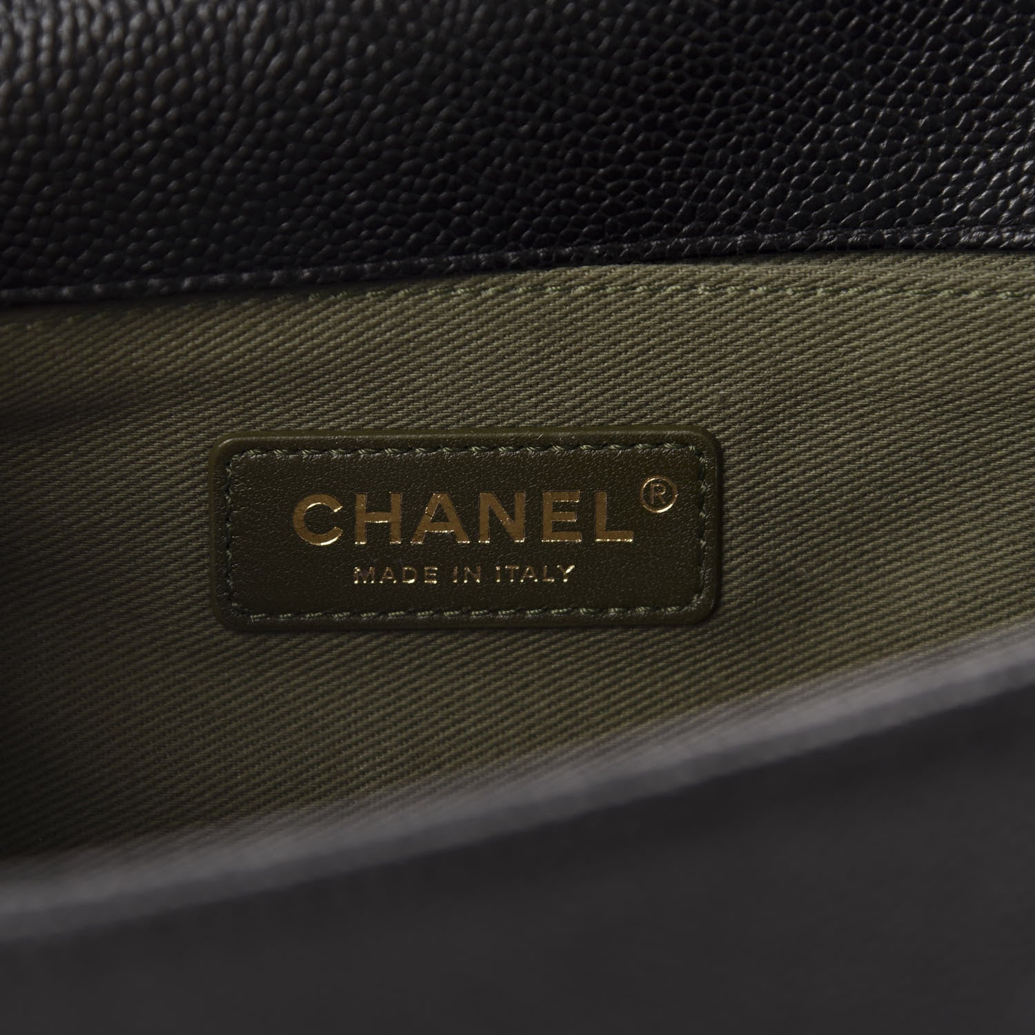 Chanel Caviar Quilted Medium Boy Flap Black 9 of 11
