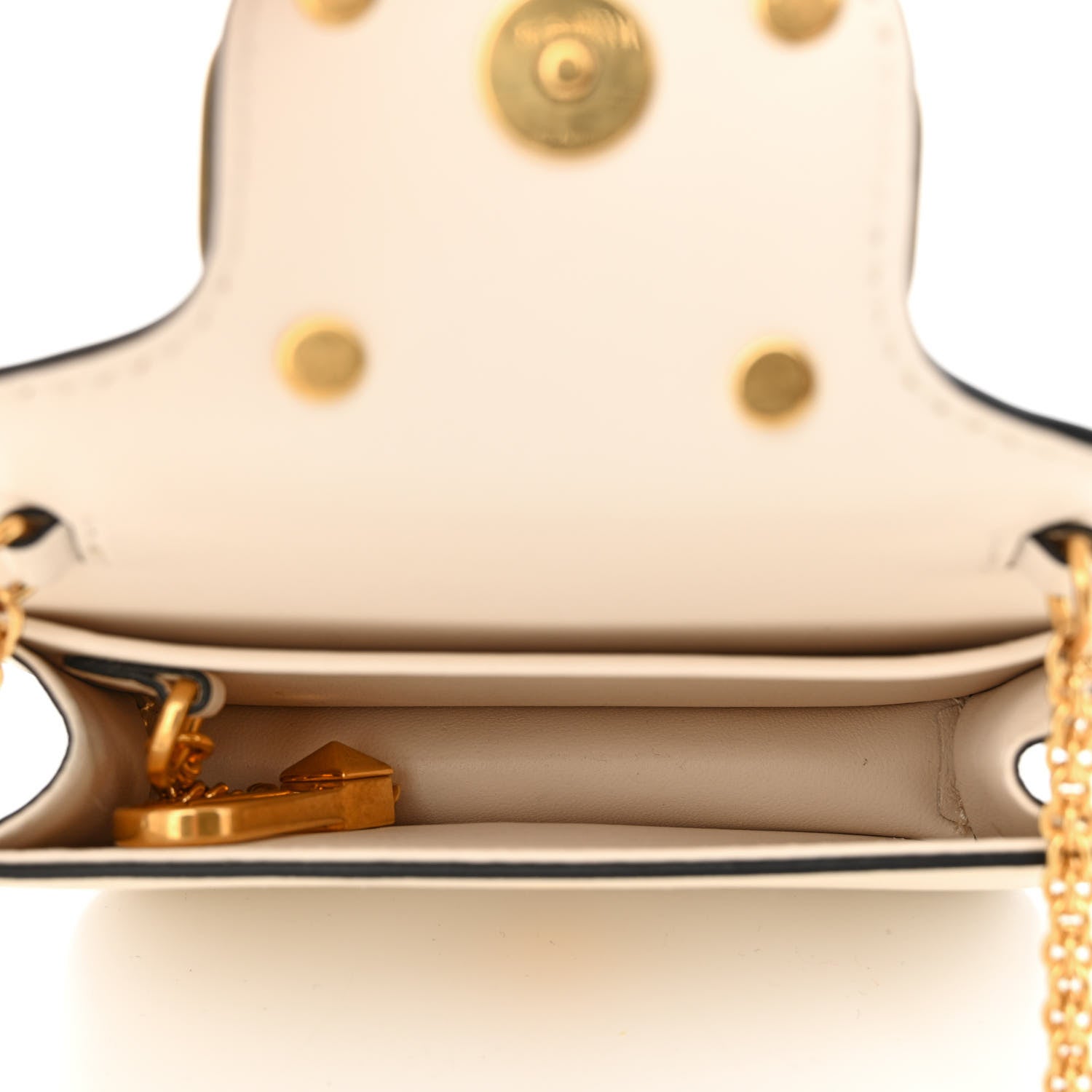 Valentino Garavani Calfskin Vlogo Micro Loco Shoulder Bag Light Ivory 5 of 10
