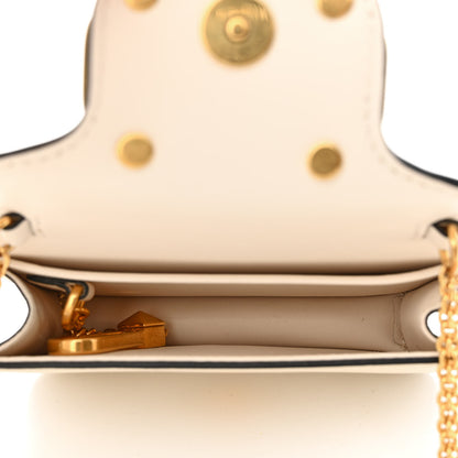 Valentino Garavani Calfskin Vlogo Micro Loco Shoulder Bag Light Ivory 5 of 10