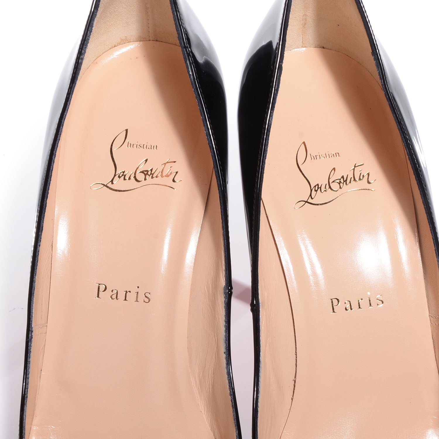 Christian Louboutin Patent You You 85 Pumps 40 Black 7 of 7