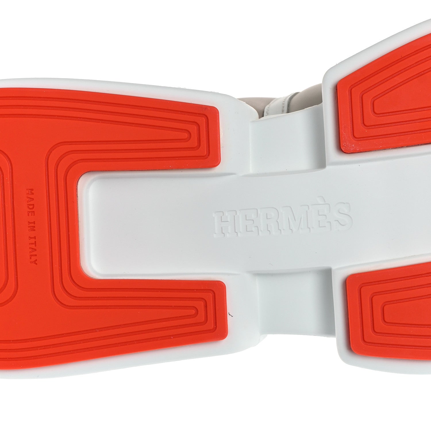 Hermes Calfskin Womens Giga Sneakers  38 Multicolor White Gomma 7 of 9