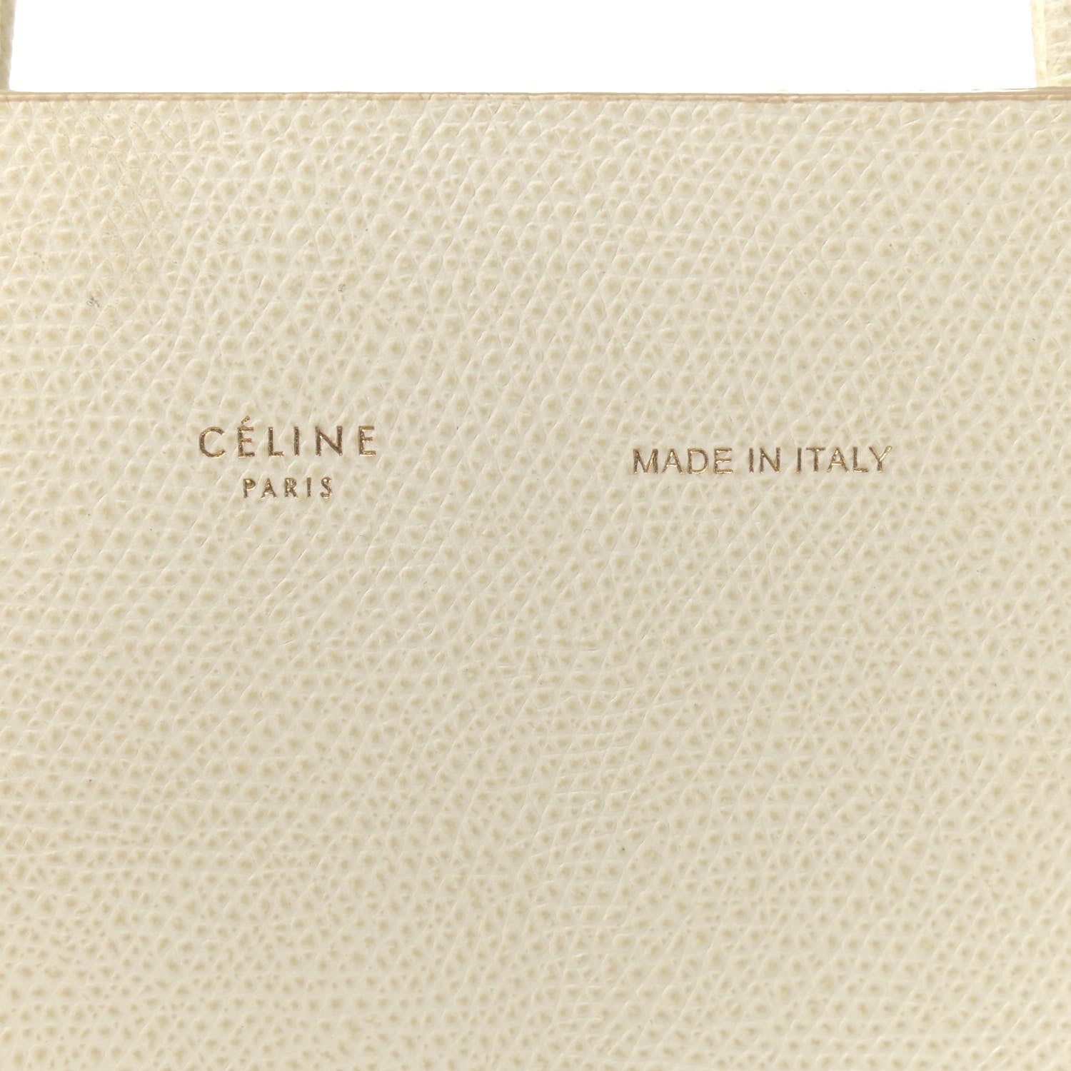 Celine Grained Calfskin Small Vertical Cabas Cream 7 of 19