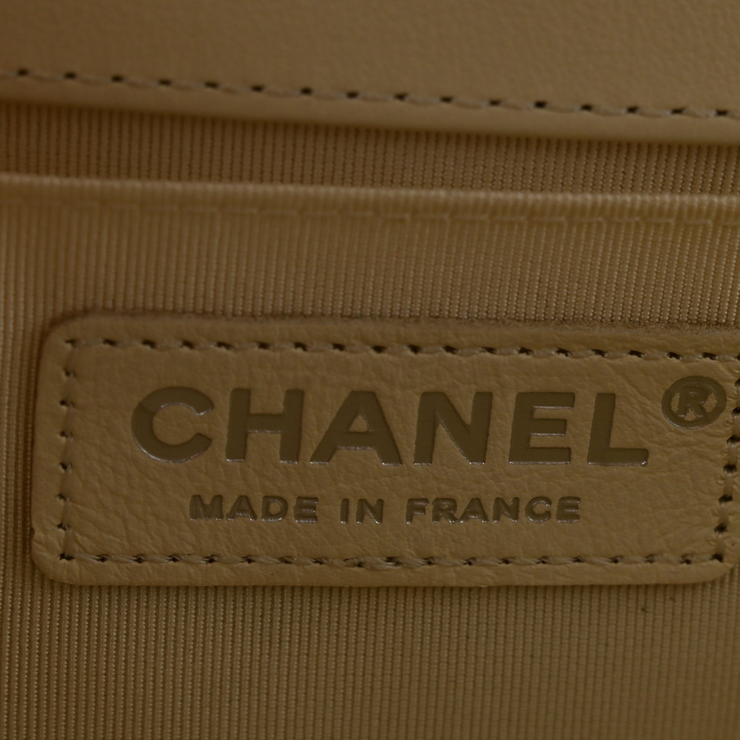 Lambskin Quilted Medium Boy Flap White