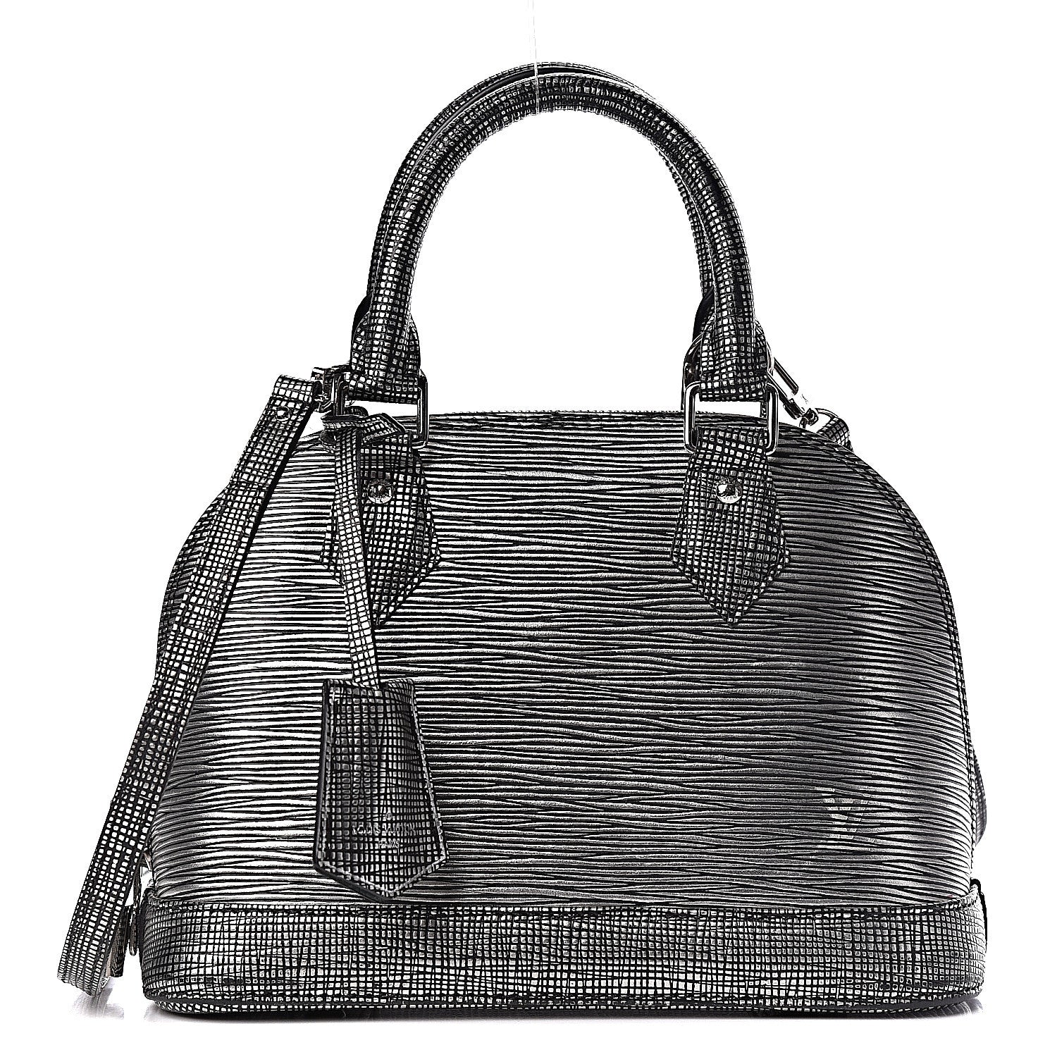 Louis Vuitton Epi Alma BB Platine 1 of 12