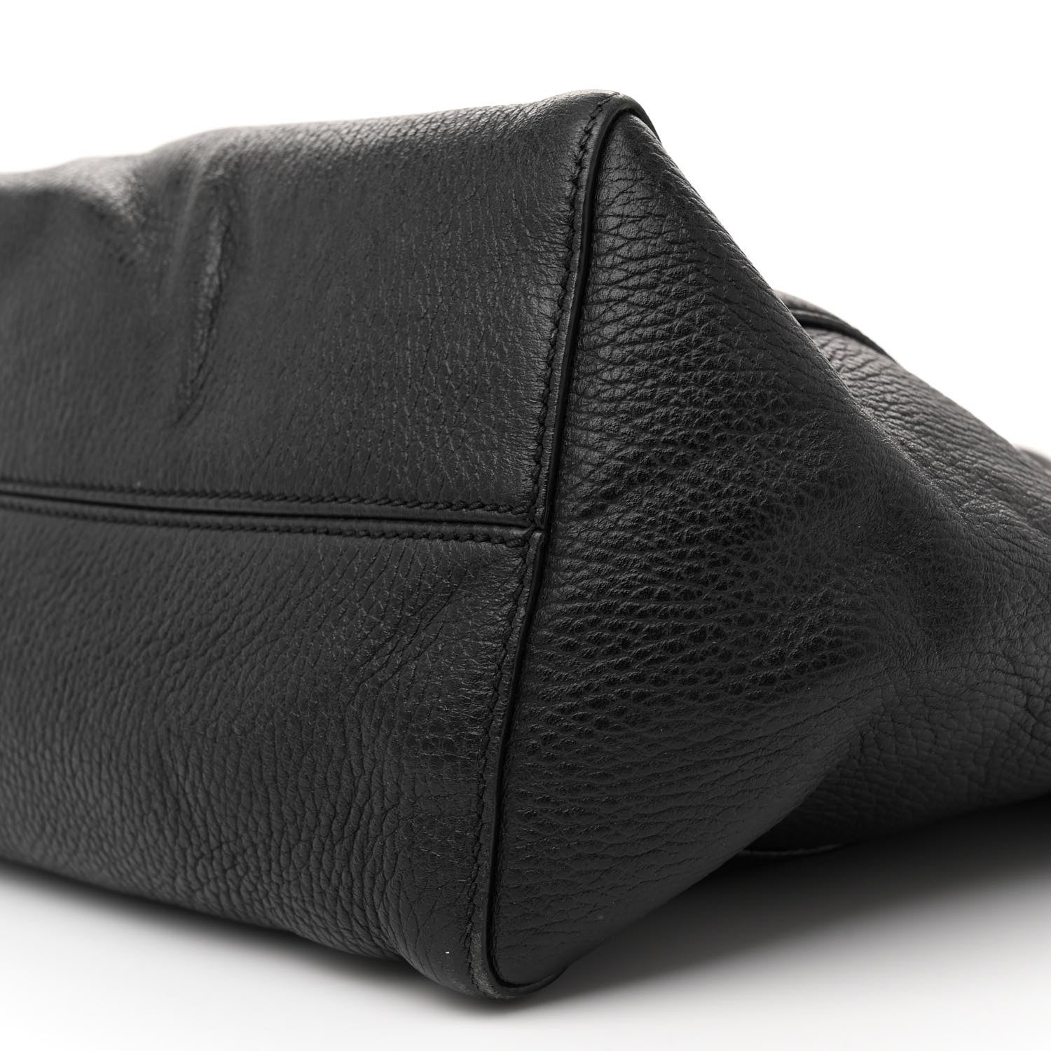 Gucci Pebbled Calfskin Small Swing Tote Black 9 of 16