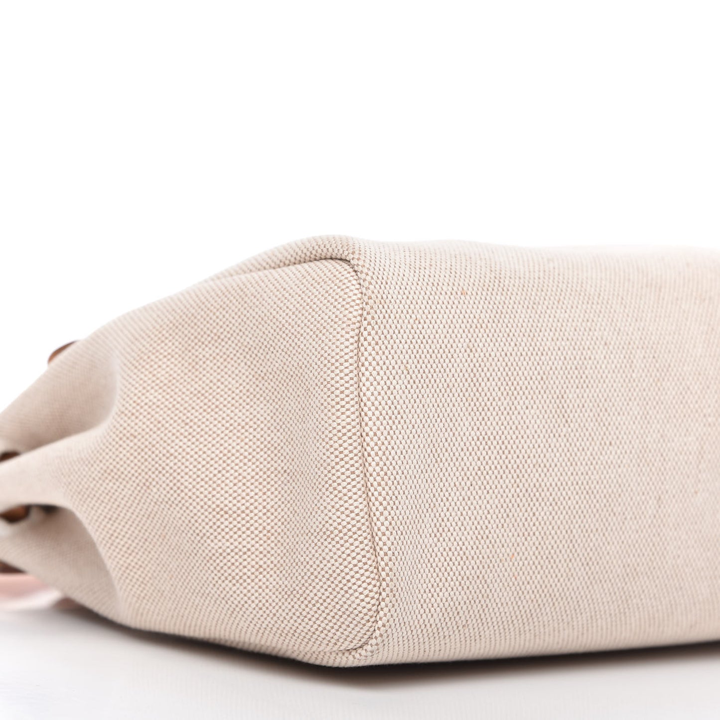 Toile Vache Calfskin Herbag 30 PM Black Natural