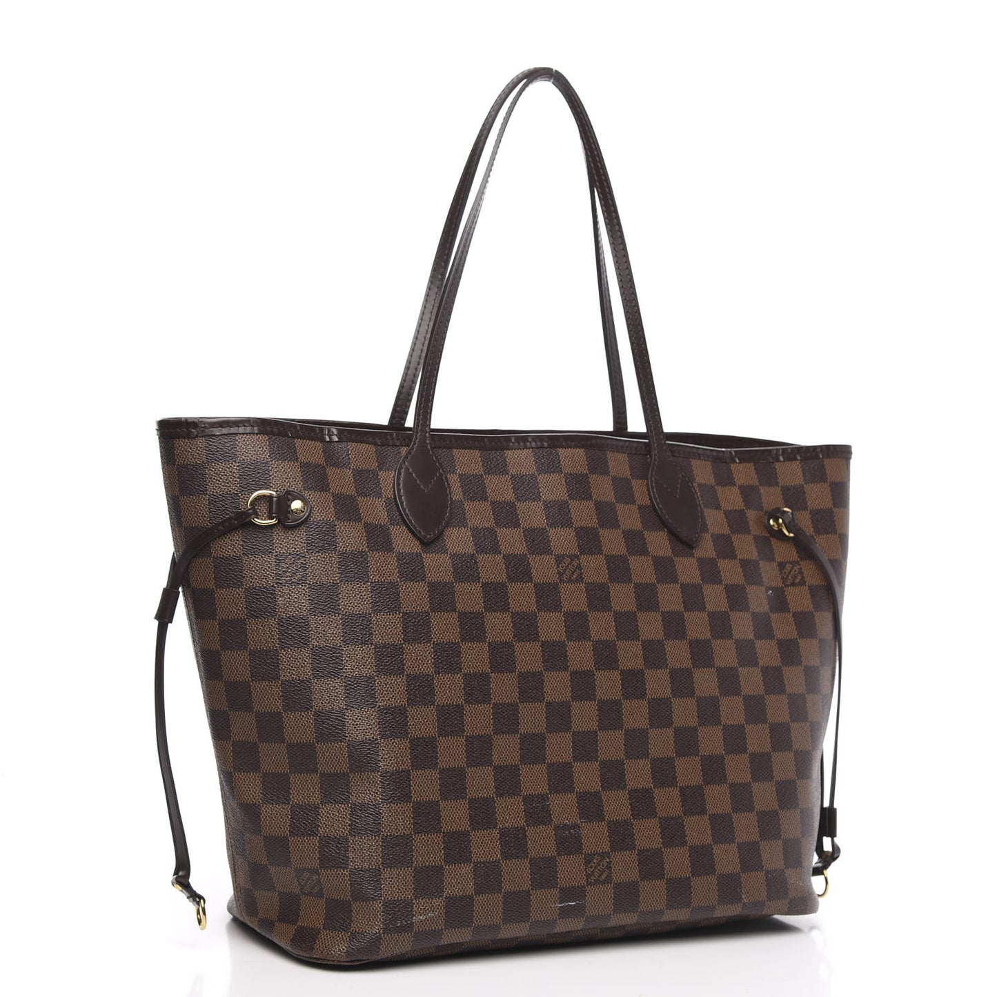 Damier Ebene Neo Neverfull MM Rose Ballerine