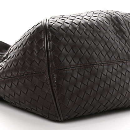 Bottega Veneta Nappa Intrecciato Ball Hobo Ebano 7 of 8