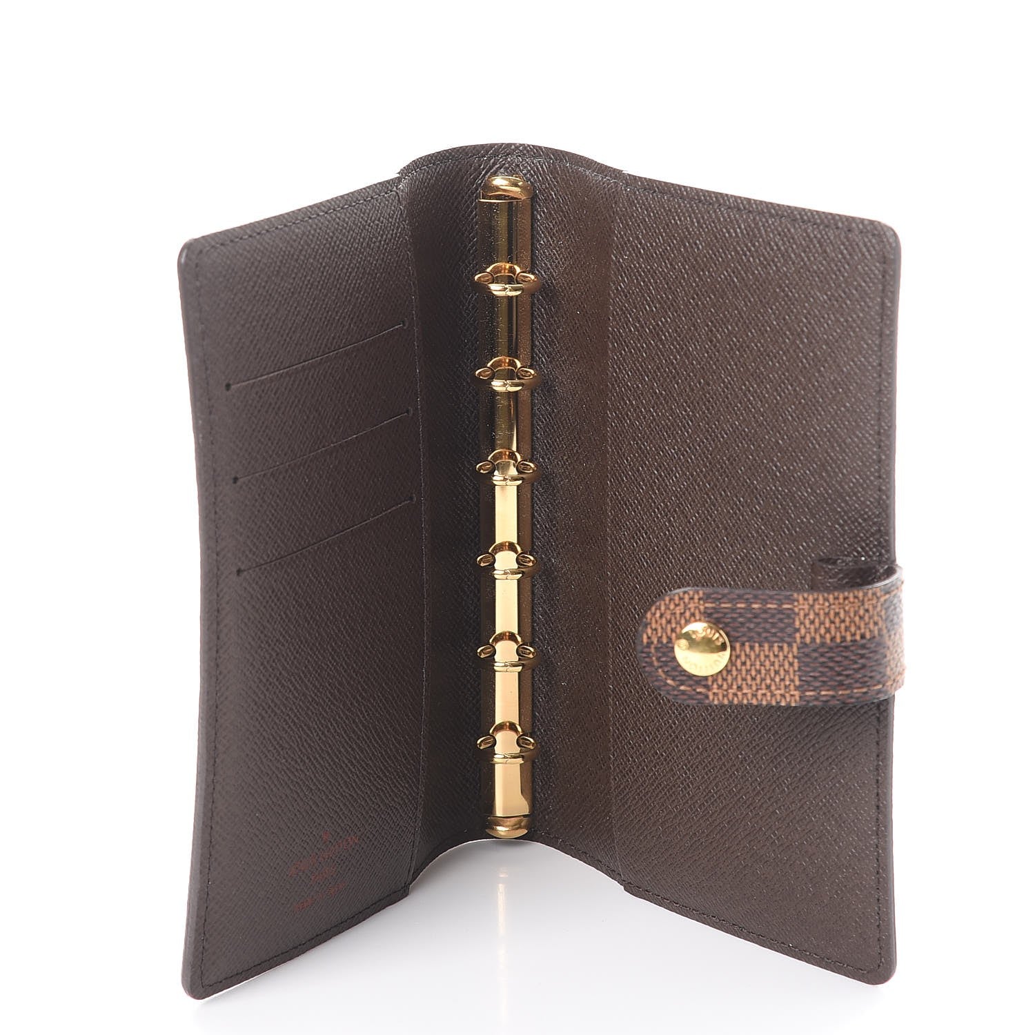 Louis Vuitton Damier Ebene Small Ring Agenda Cover 5 of 8