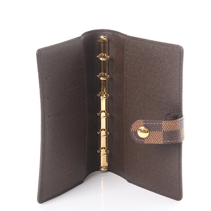 Louis Vuitton Damier Ebene Small Ring Agenda Cover 5 of 8