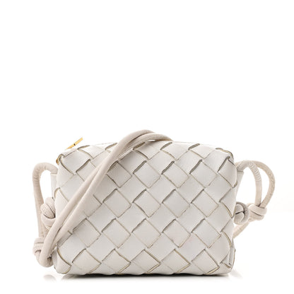 Bottega Veneta Nappa Intrecciato Candy Loop Camera Bag White 1 of 10