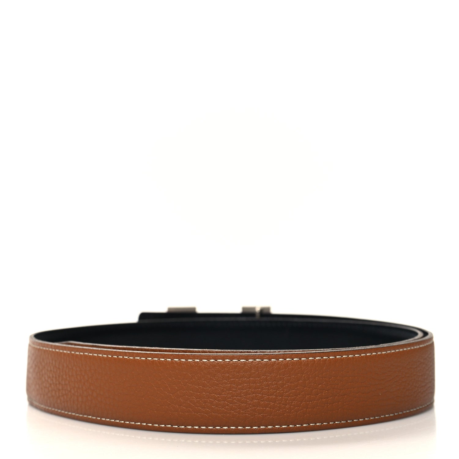 Hermes Box Togo 24mm Mini H Belt 90 36 Black Gold 2 of 7