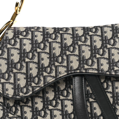 Christian Dior Oblique Saddle Bag Blue 8 of 10