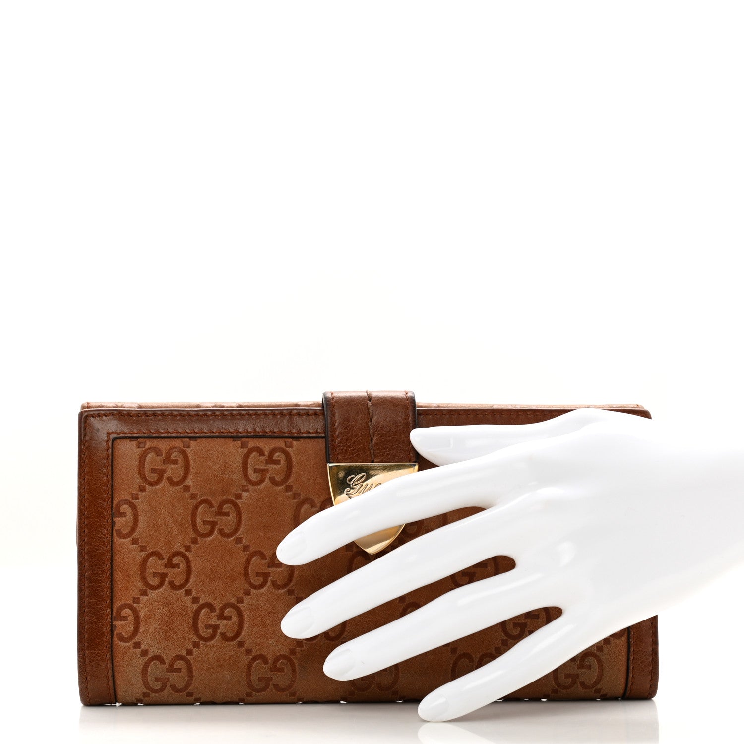Gucci Guccissima Signoria Continental Wallet Brown 2 of 11