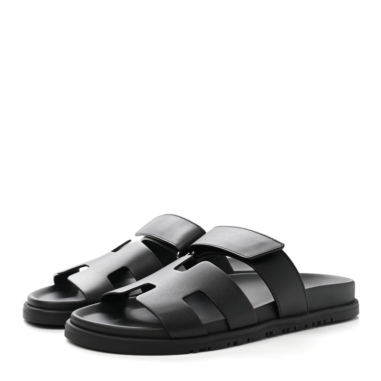 Calfskin Womens Chypre Sandals 38 Black