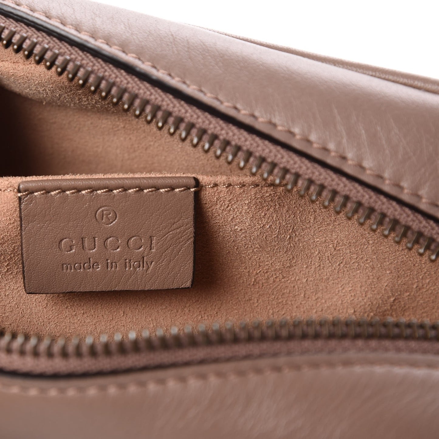 Calfskin Matelasse Mini GG Marmont Chain Shoulder Bag Nude