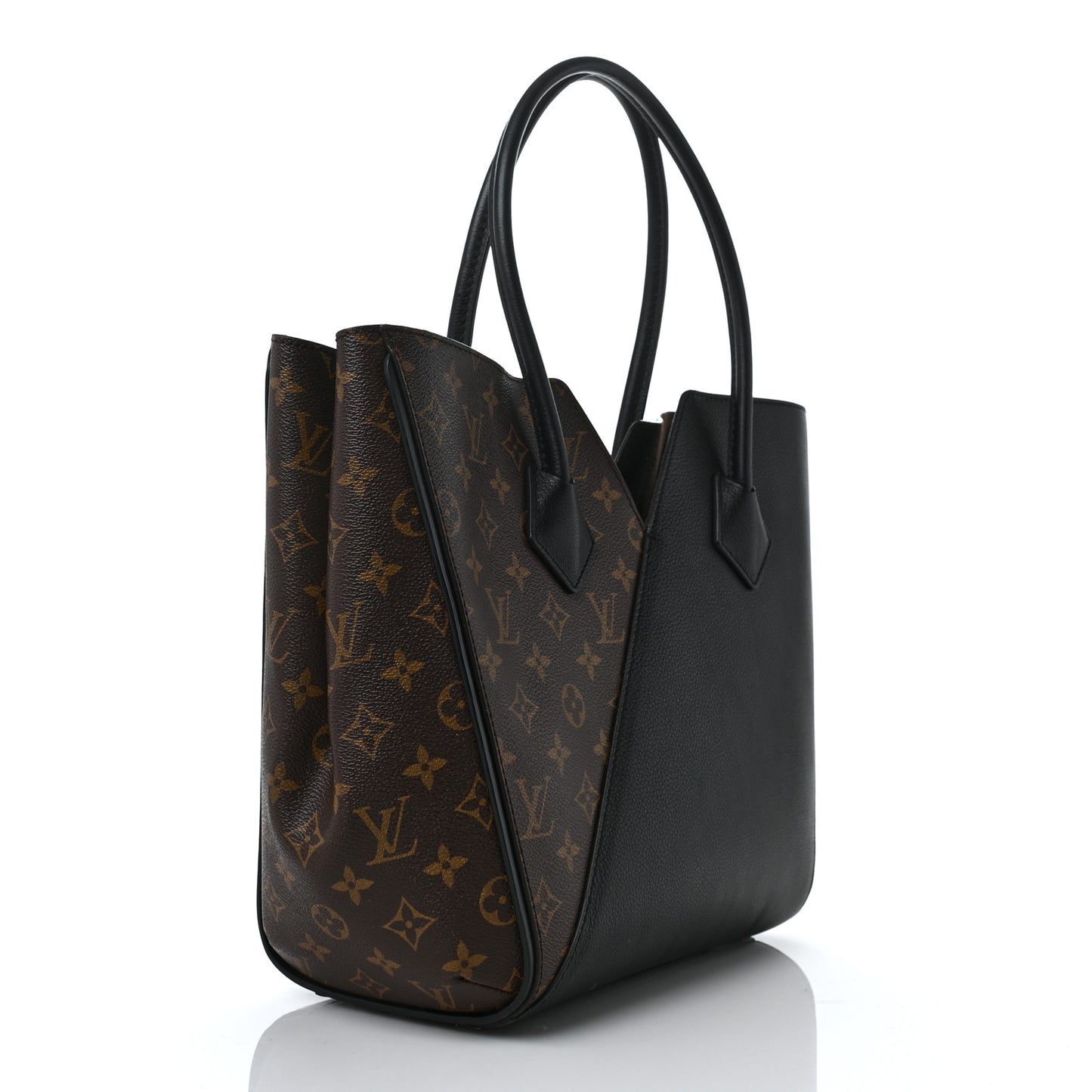 Calfskin Monogram Kimono Tote Black