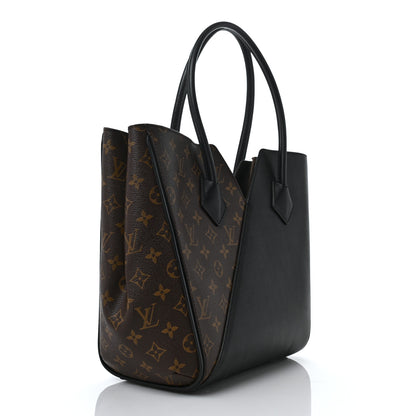 Louis Vuitton Calfskin Monogram Kimono Tote Black 3 of 9